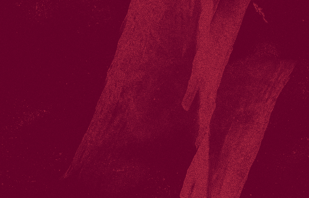 Maroon and Red textural abstract image.